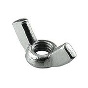 NEWPORT FASTENERS Wing Nut, #10-32, Steel, Zinc Plated, 0.47 in Ht, 0.91 in Max Wing Span, 100 PK 745497-PR-100